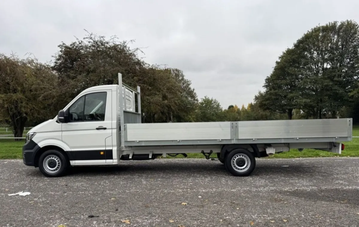 2022 Volkswagen Crafter Extra Long 6m Dropside Van - Image 1