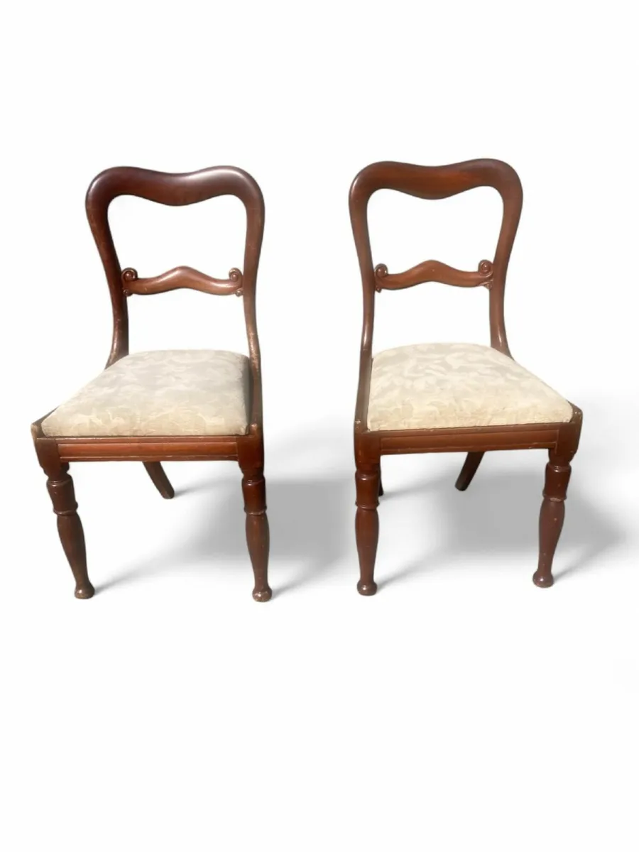 Antique Chairs x 2 - Victorian - Image 1