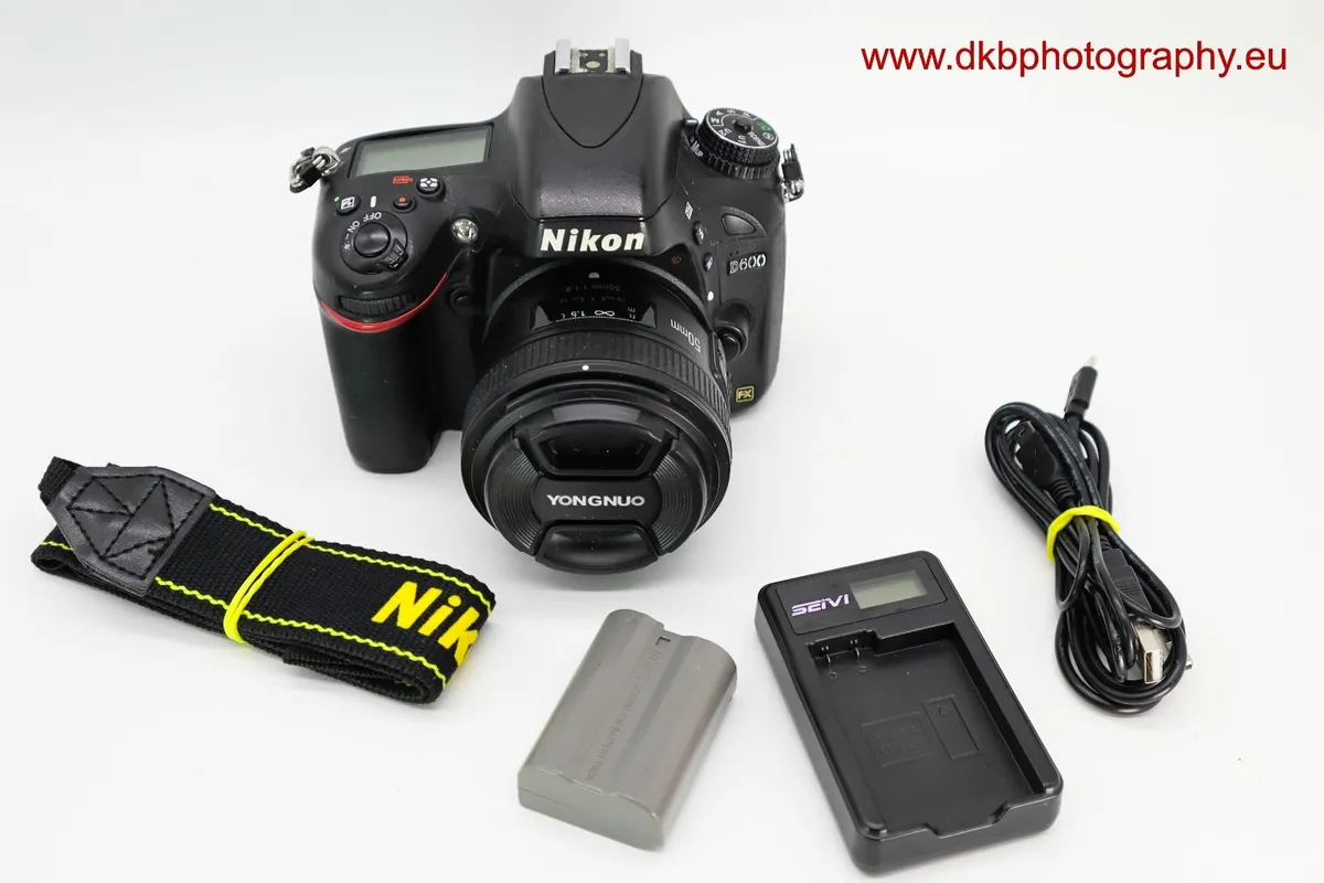 NIKON D600 DSLR CAMERA & YONGNUO YN50mm F1.8n LENS - Image 2