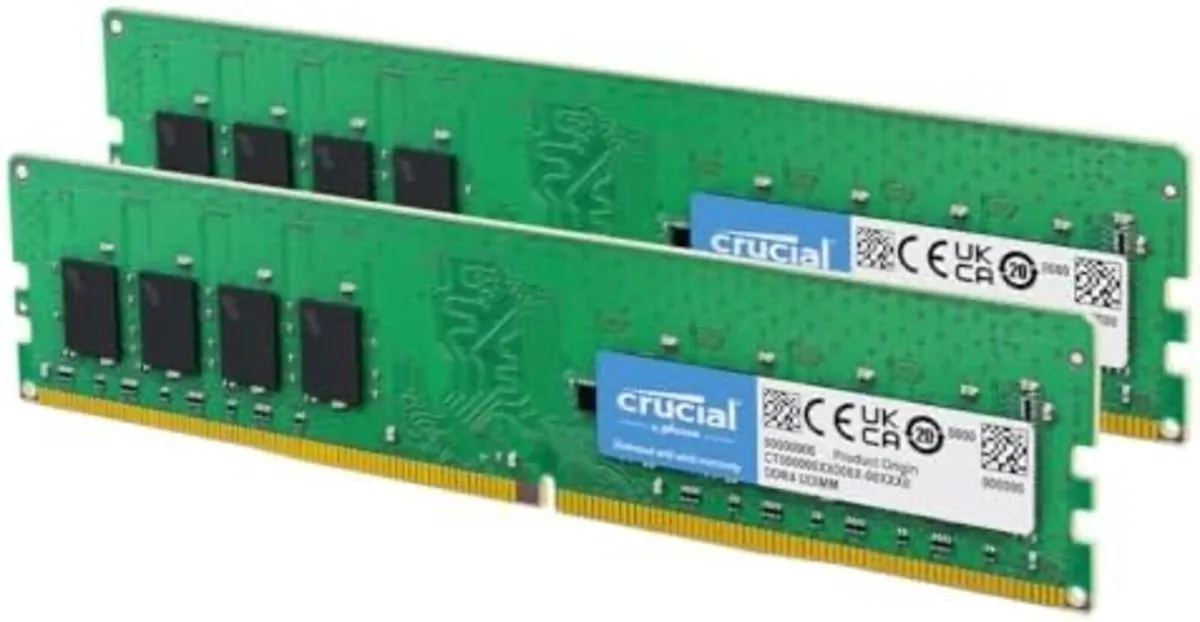 Crucial DDR4 RAM 32GB Kit (16GBx2) 3200MHz CL22 - Image 1
