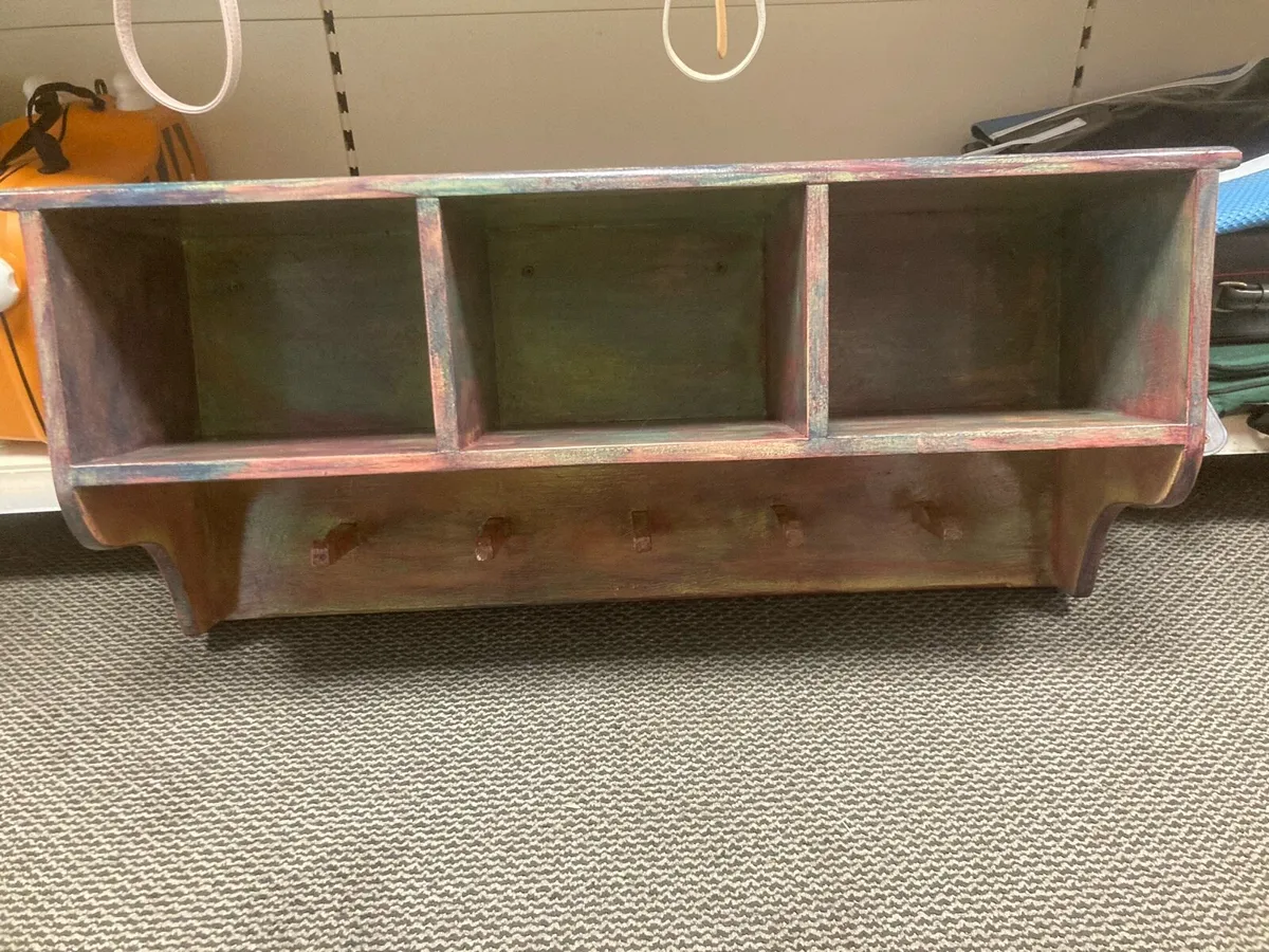 Vintage upcycled shelf - Image 1