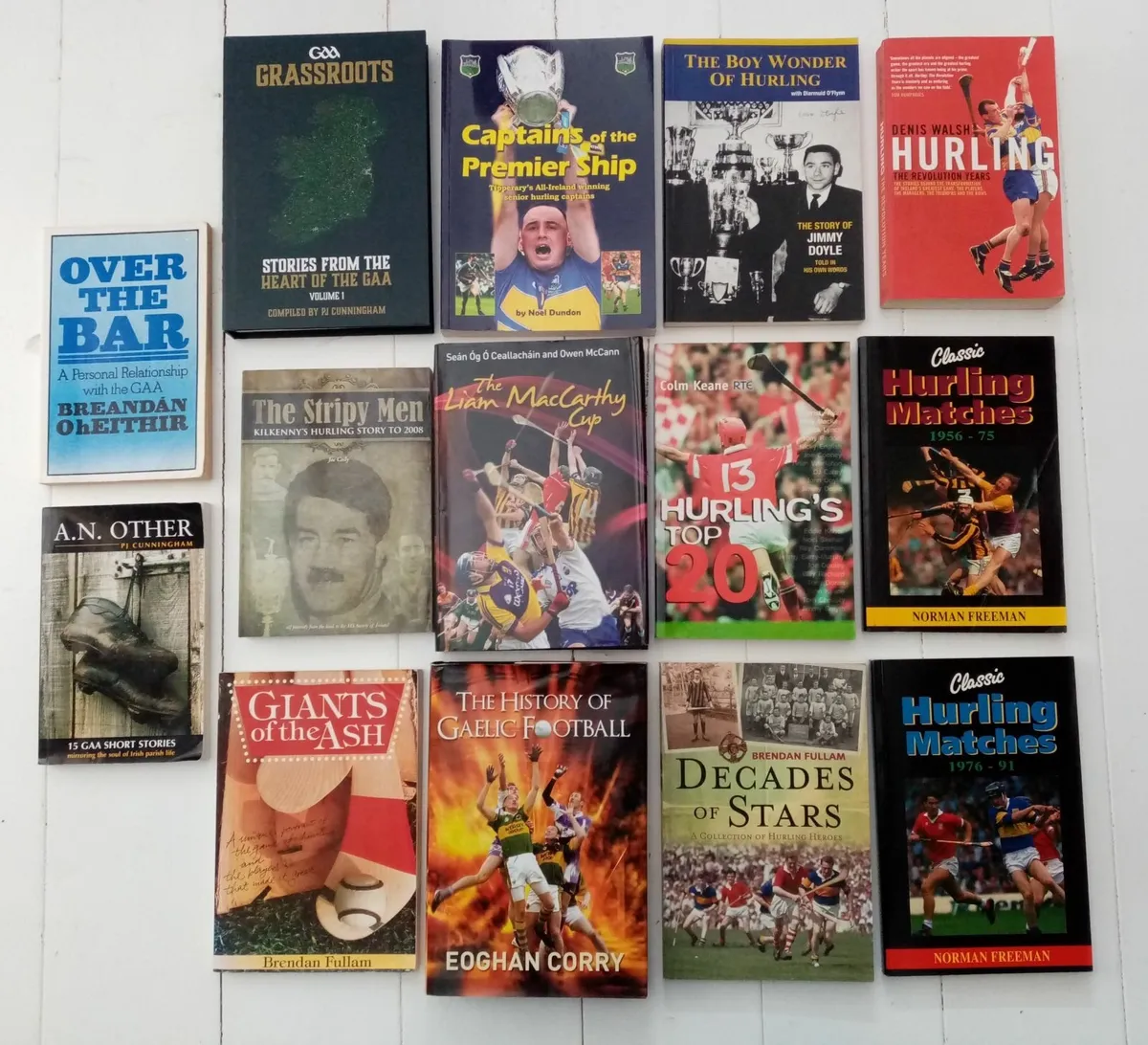 GAA Books x 14 - Hurling  Gaelic Football Books