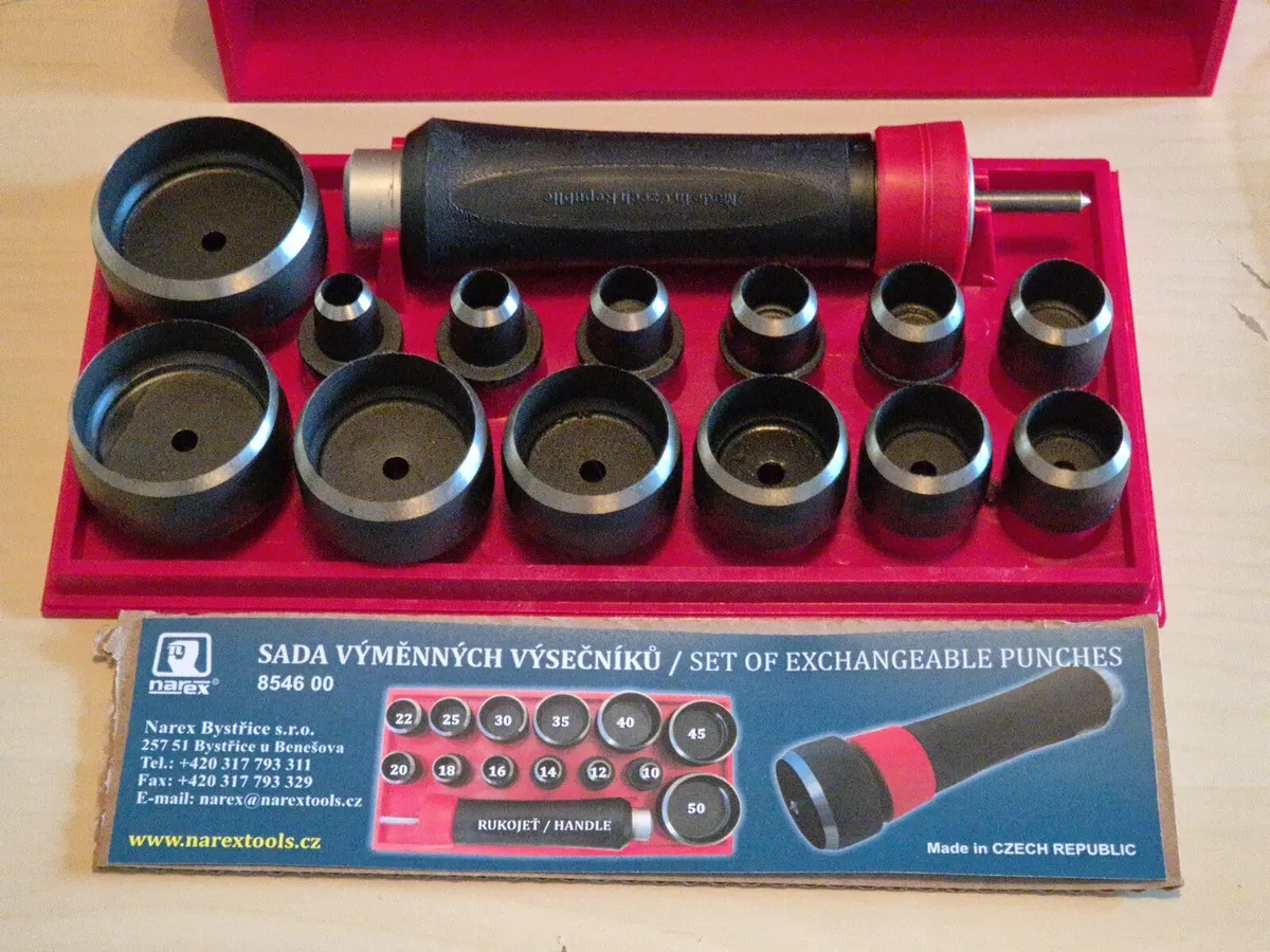 Narex Wad Punch Kit, NEW! - Image 1