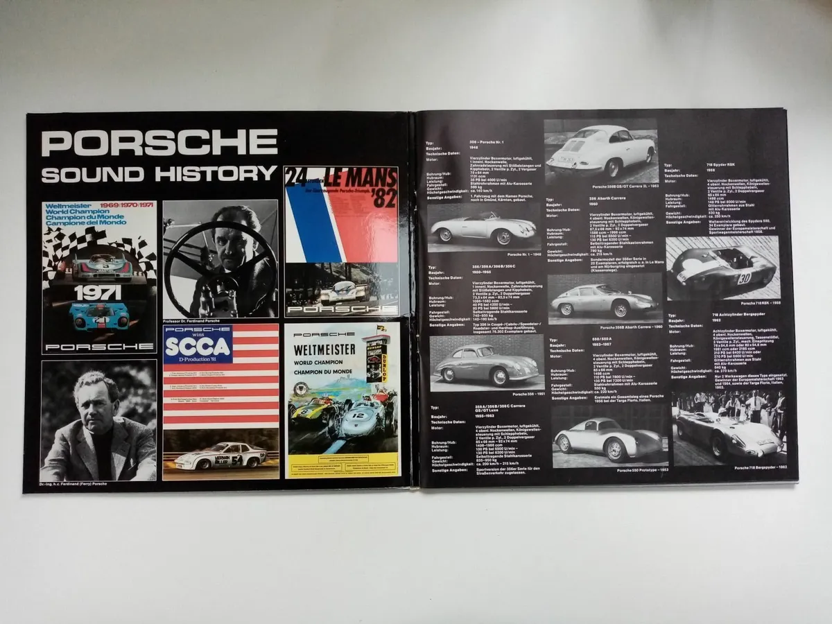 Porsche Sound History Vinyl Record (1982) - Image 3