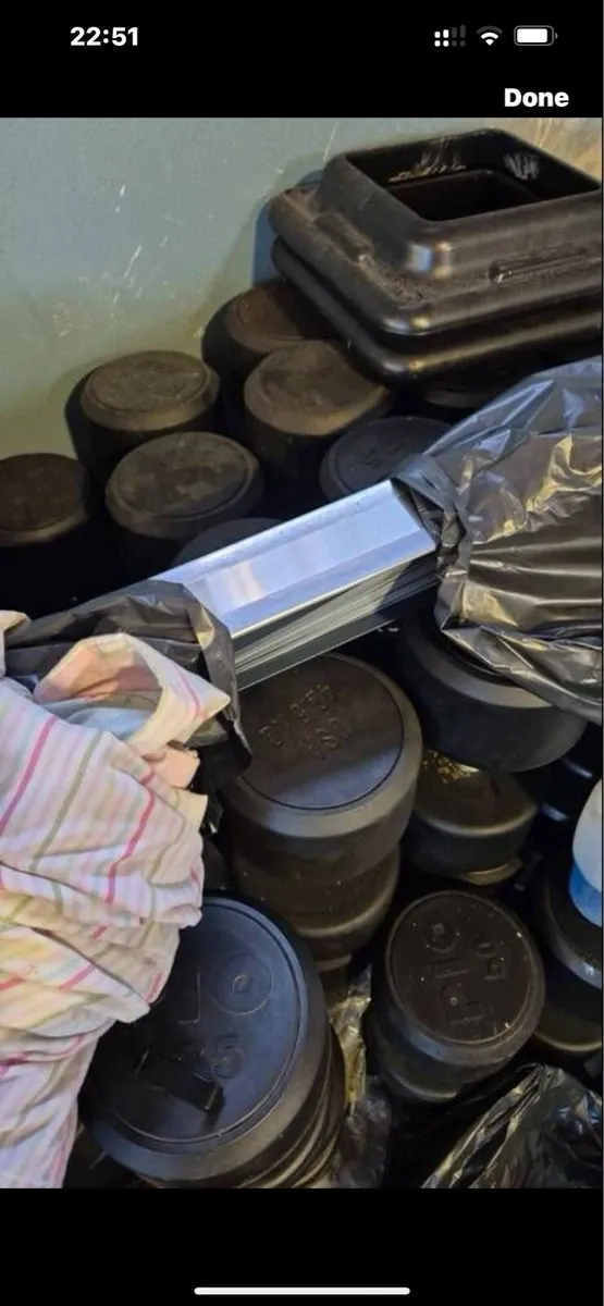 NEW RUBBER DUMBBELLS - Image 1