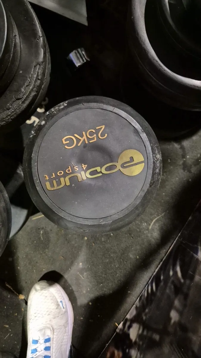 NEW RUBBER DUMBBELLS - Image 2