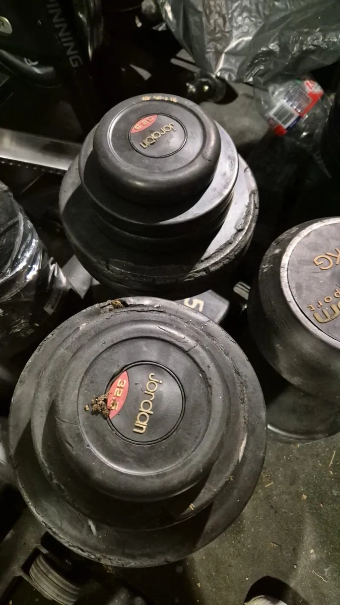 NEW RUBBER DUMBBELLS - Image 3