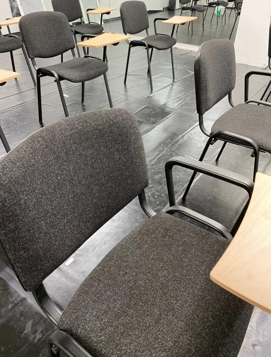 Chairs with writing table - Image 1