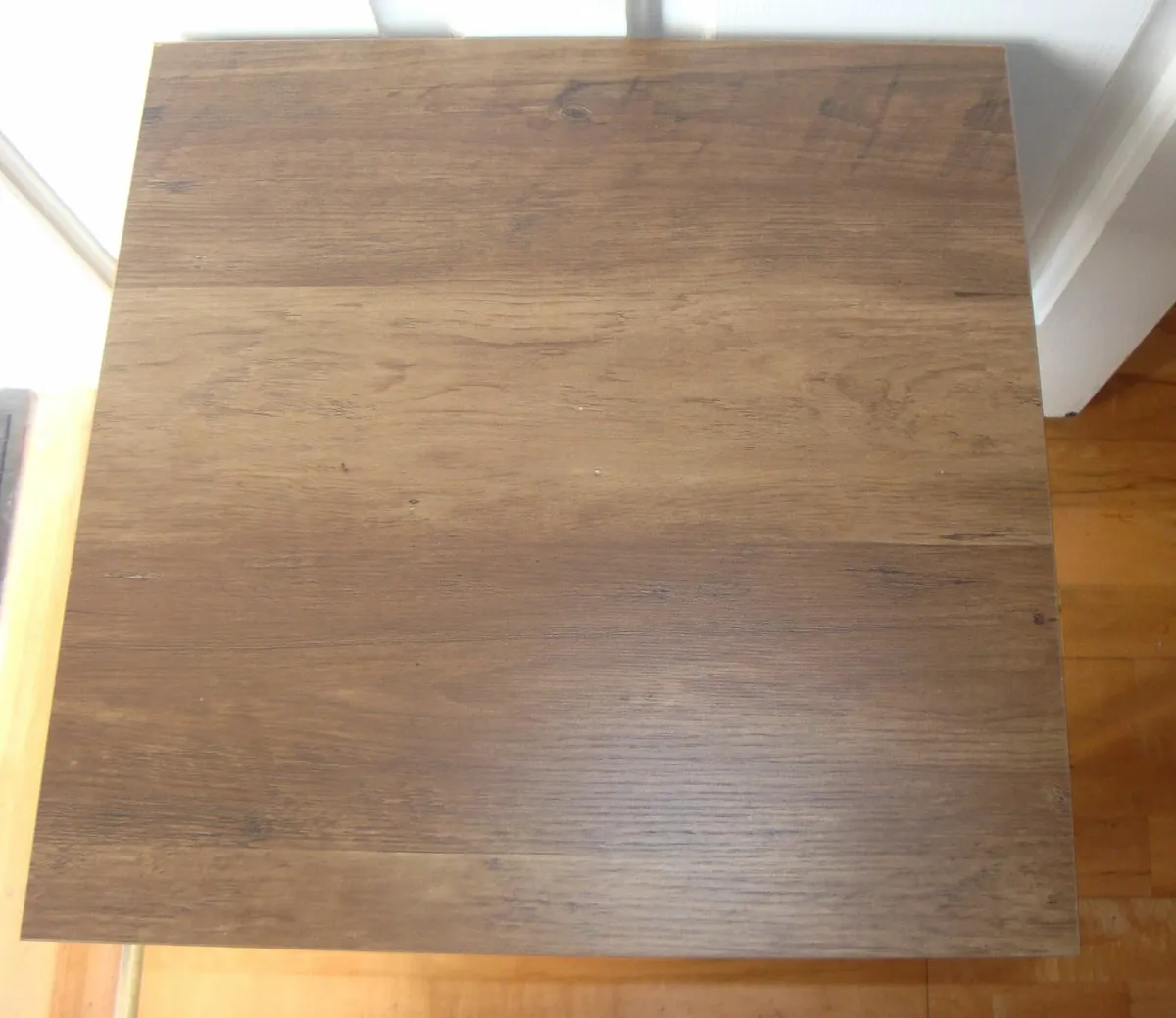 Nest of 2 side tables - black and rustic oak - NEW - Image 3