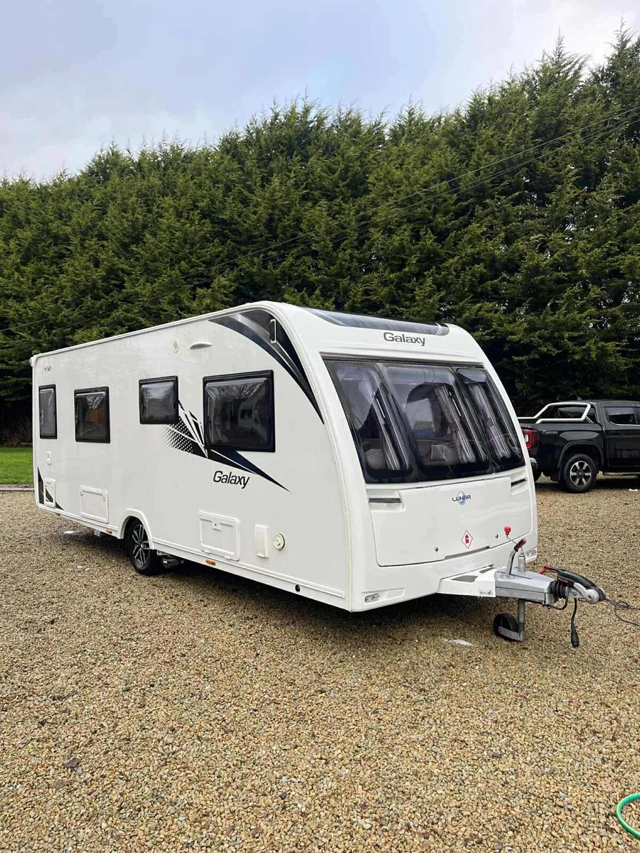 2017 Lunar Galaxy 4 Berth Single Bed Caravan - Image 1