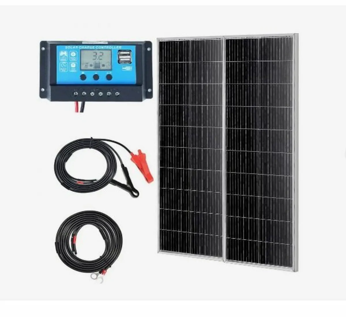 200W Monocrystalline Solar Panel Kit - Image 1