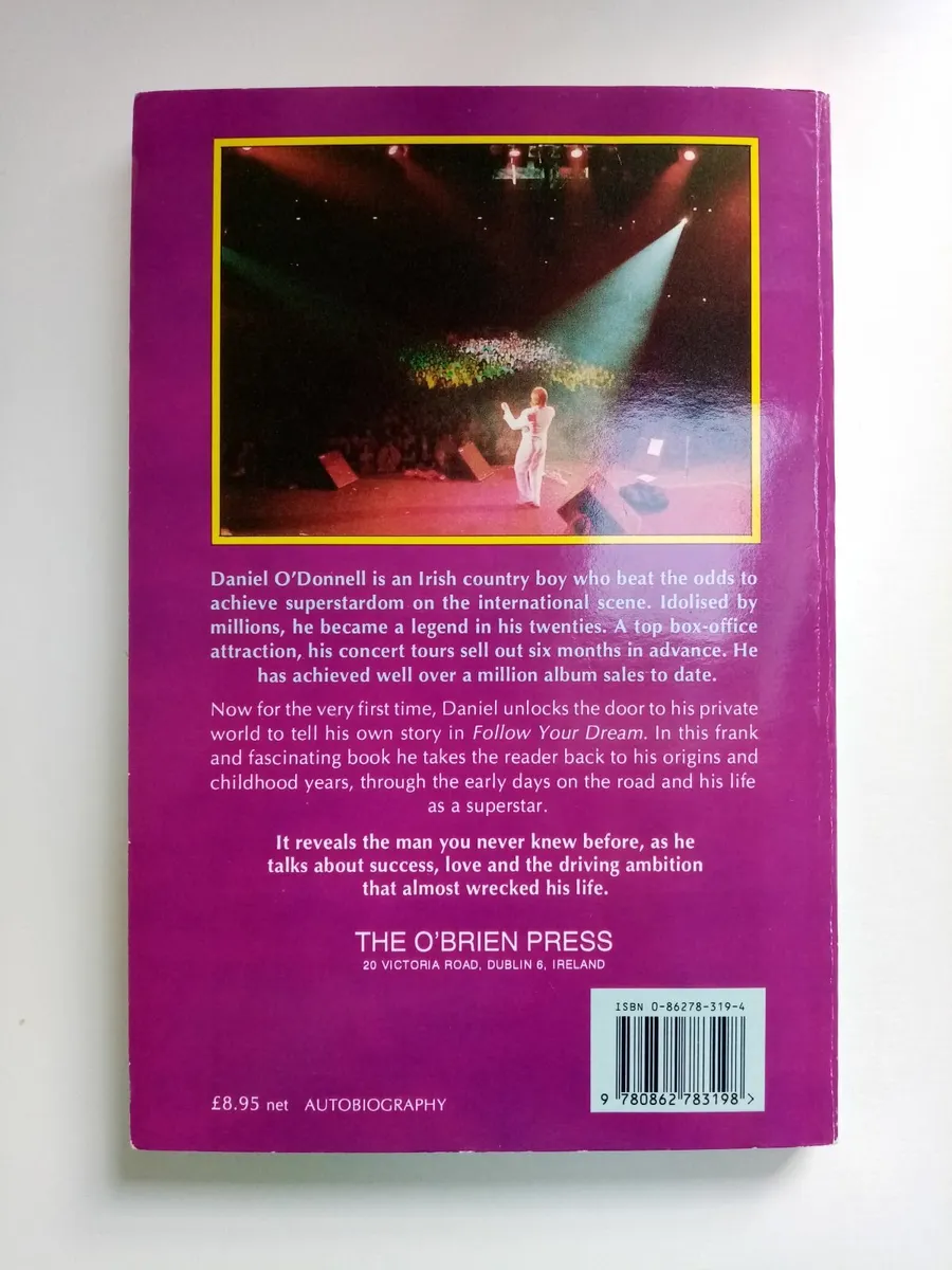 Daniel O'Donnell Book (Signed) - Follow Your Dream - Image 2