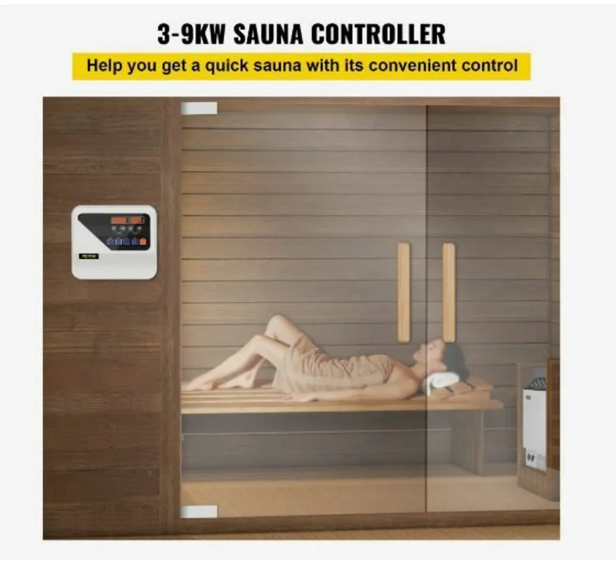 External Sauna Heater Controller for 3KW-9KW - Image 2