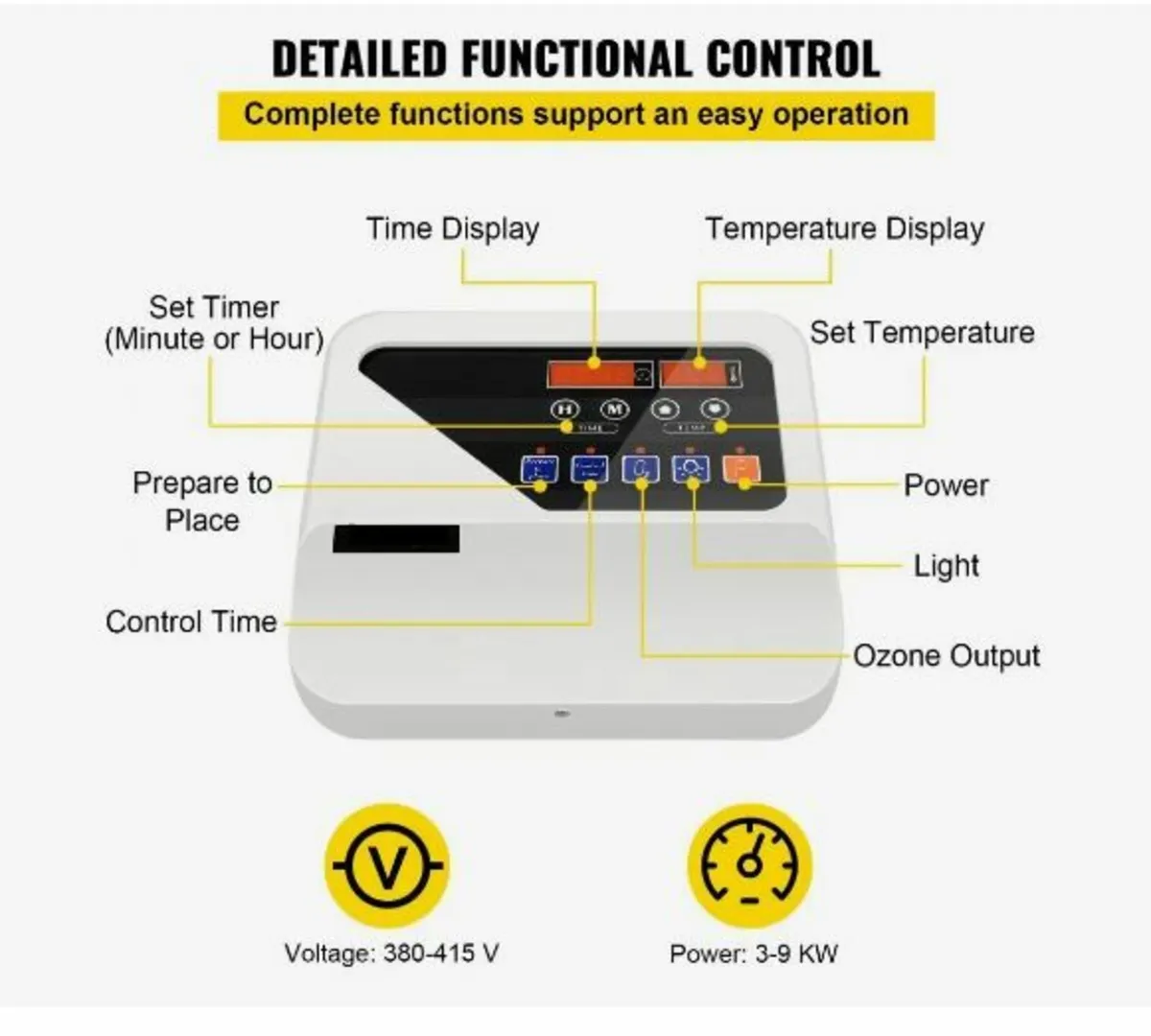 External Sauna Heater Controller for 3KW-9KW - Image 3