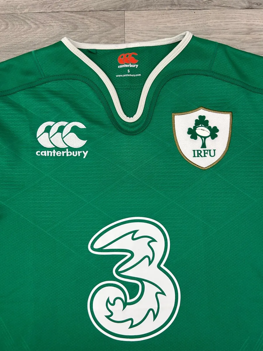 Canterbury Ireland Rugby Jersey Shirt Mens Small - Image 3