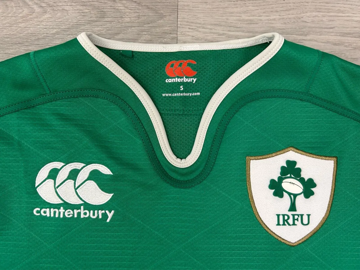 Canterbury Ireland Rugby Jersey Shirt Mens Small - Image 4