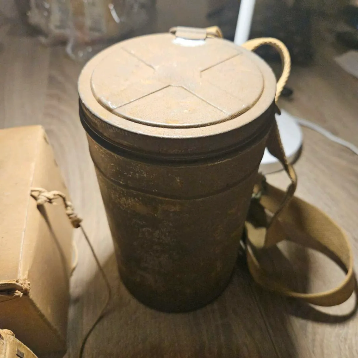 World War 2 gas masks and cannister - Image 2