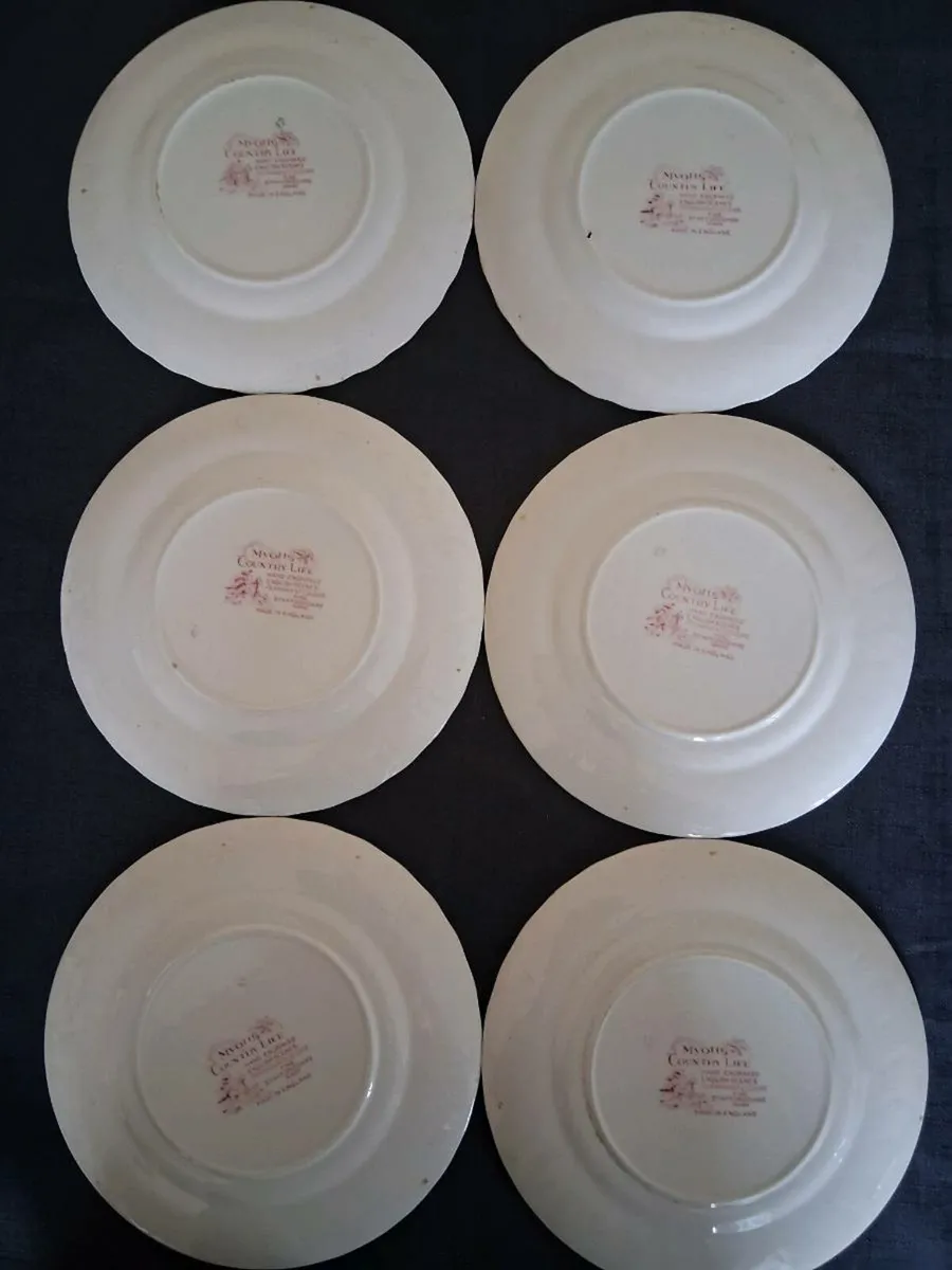 6 Mynott Country Life Plates - Image 2