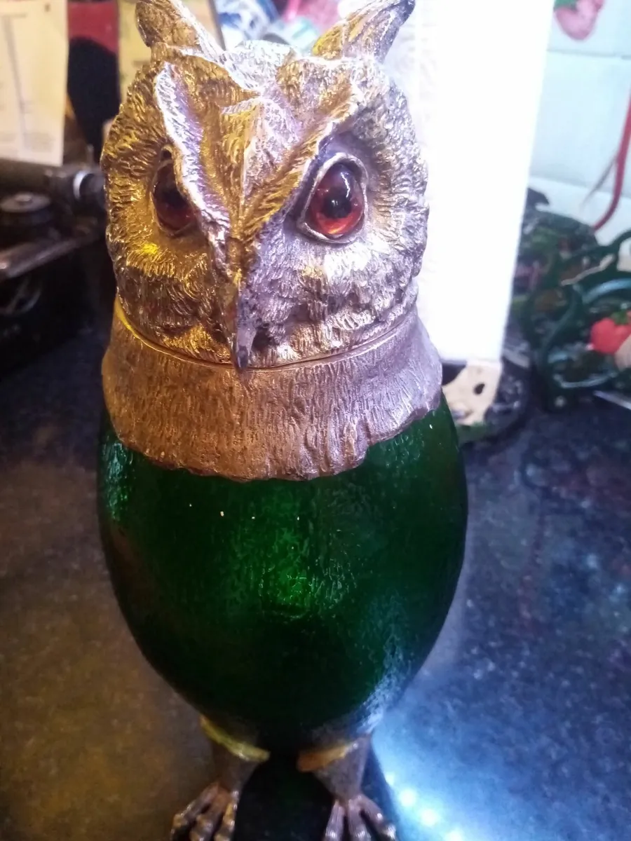 Vintage owl decanter - Image 1