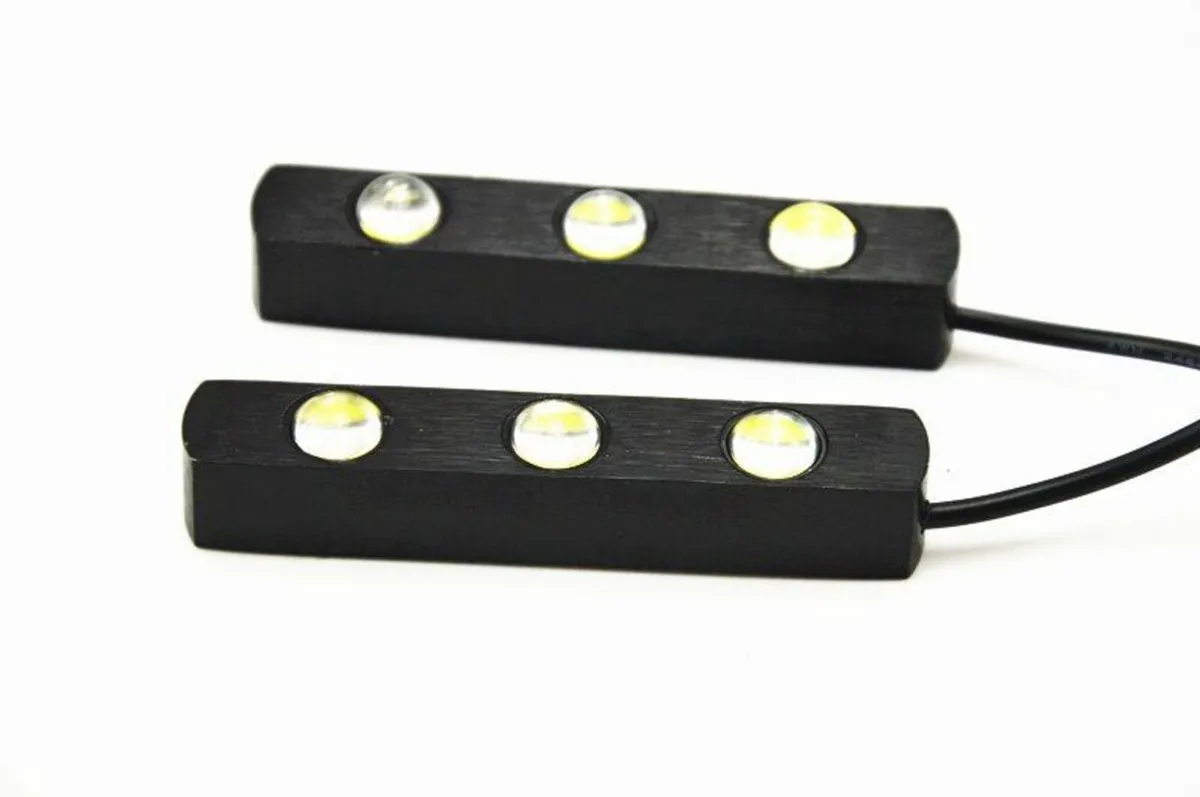 2 x 3 Cool White Led Eagle Eye Car Daytime Running - Image 4