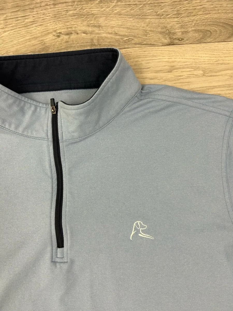 Rhoback Golf Half Zip Jumper Mens Large - Image 3