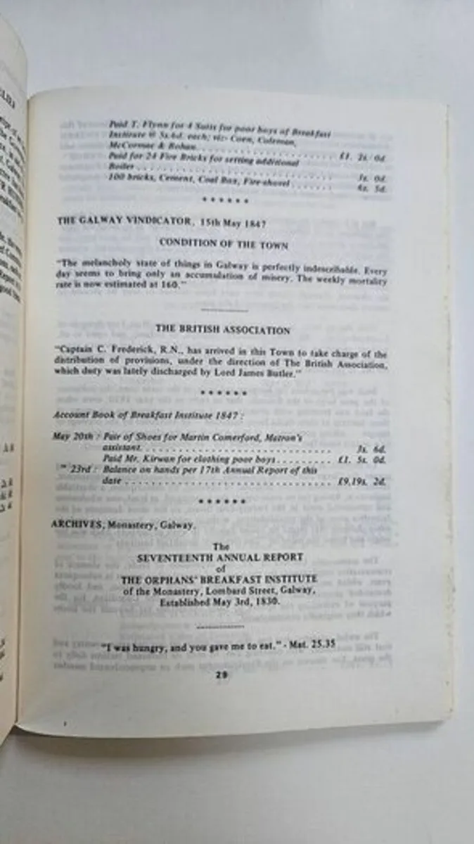 One Man's Famine - Galway Famine History Book - Image 2