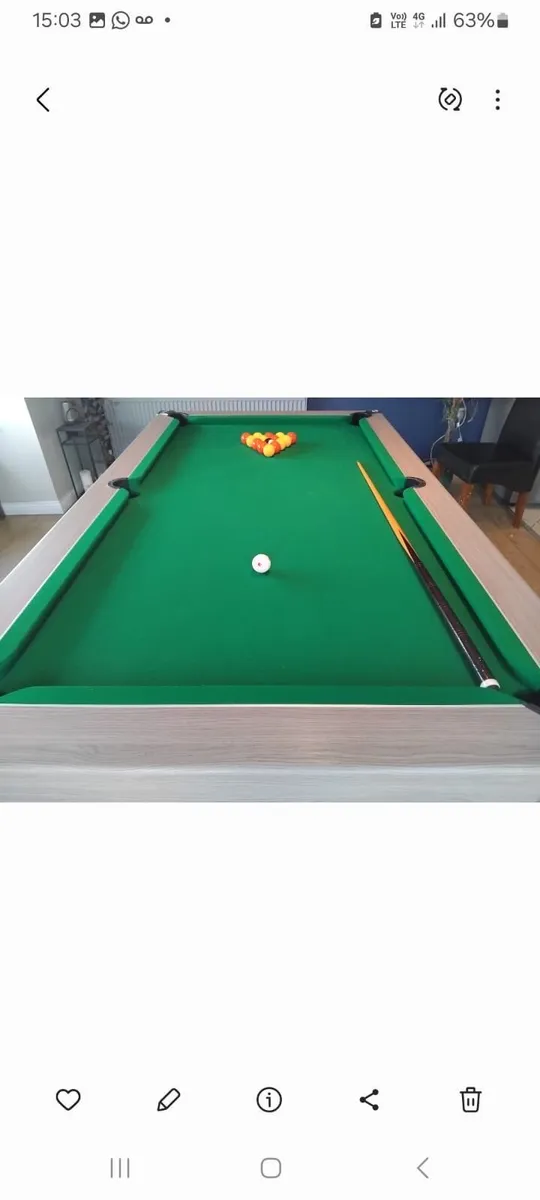 Dining Room Table / Pool Table - Image 1