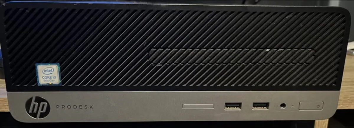 HP Prodesk 400 G6 i3-9100/8gb ram/120GBssd/Win 11 - Image 1