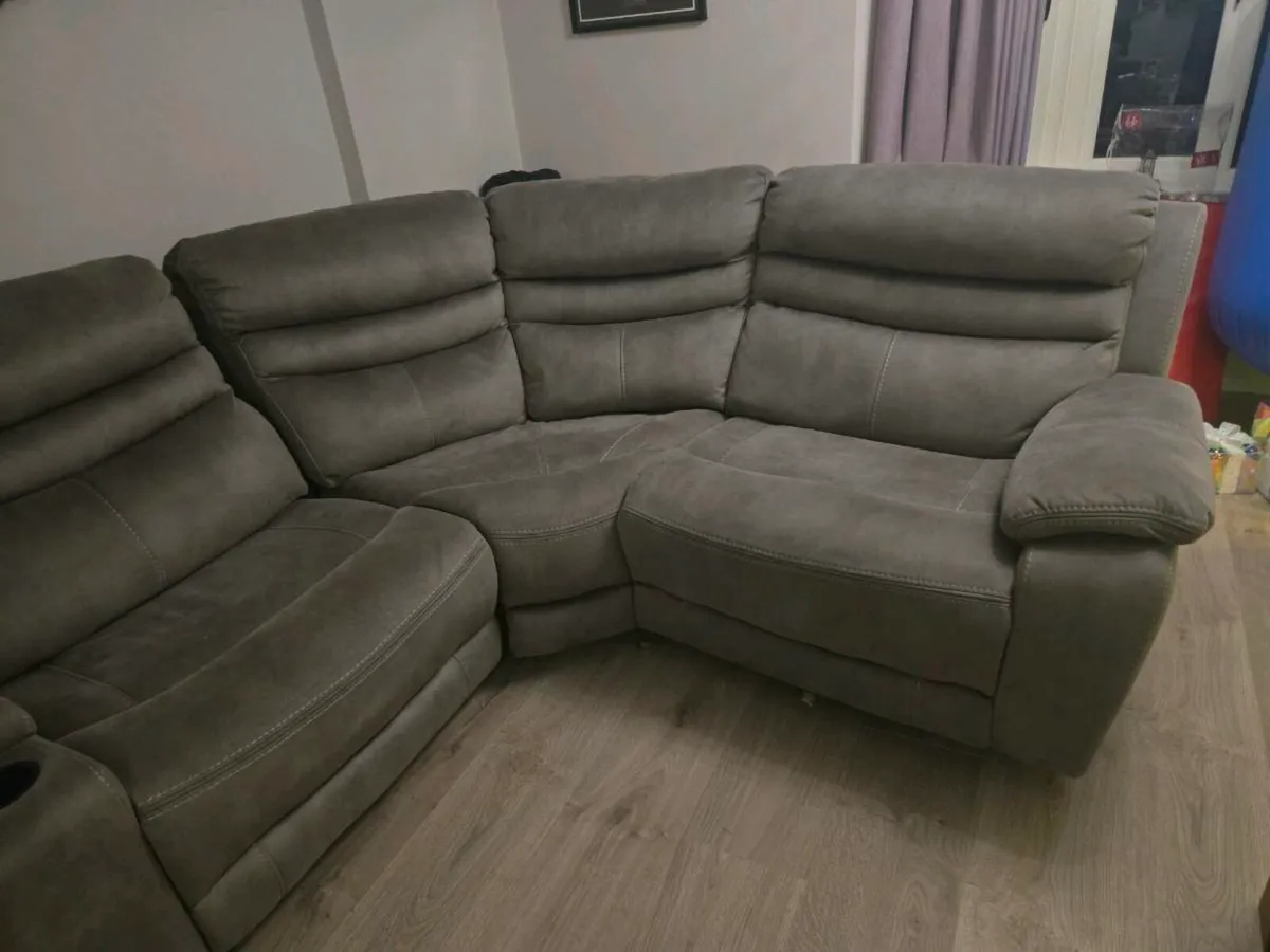 Large corner double reclining sofa - Image 2