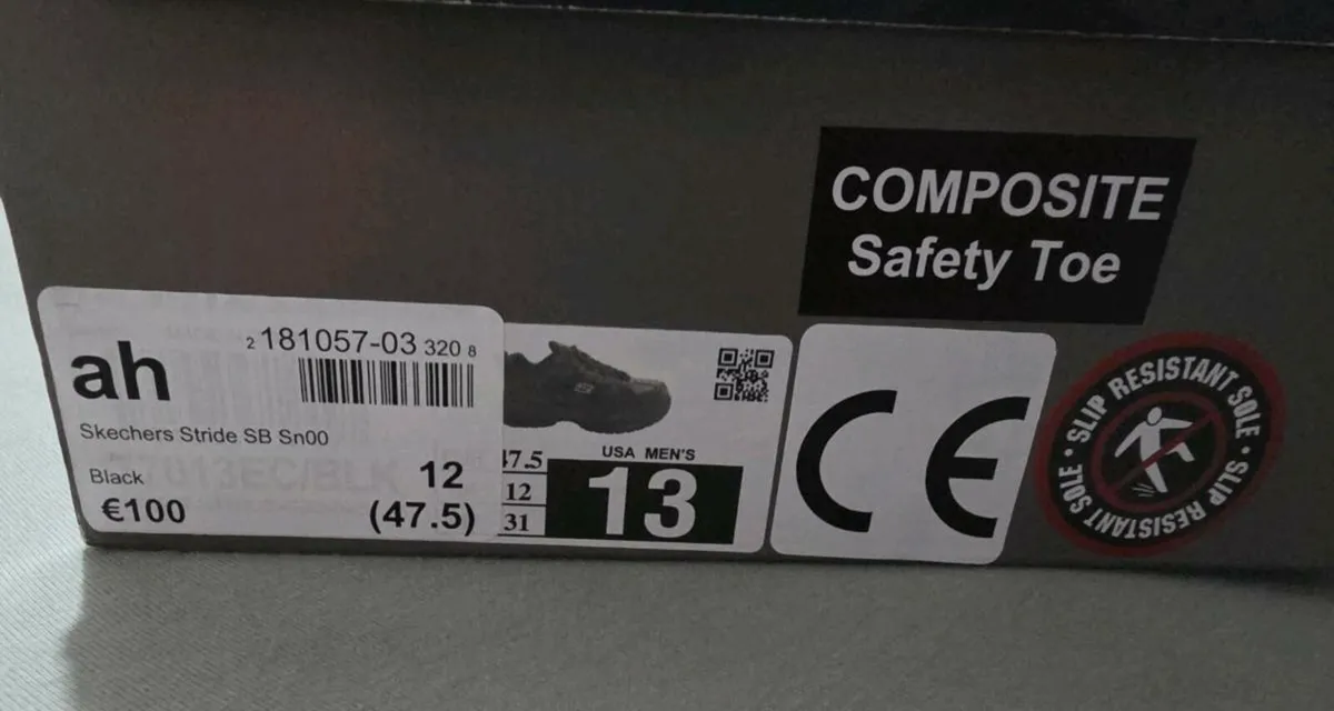 Work Shoes - SKECHERS WORK UK12/13 - Image 3