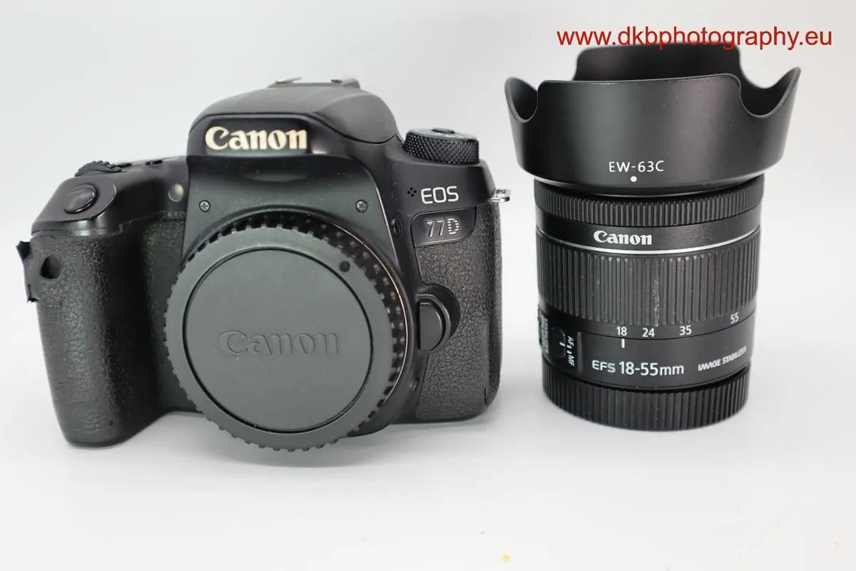 CANON 77D CAMERA & CANON EF-s 18-55mm IS STM LENS - Image 3