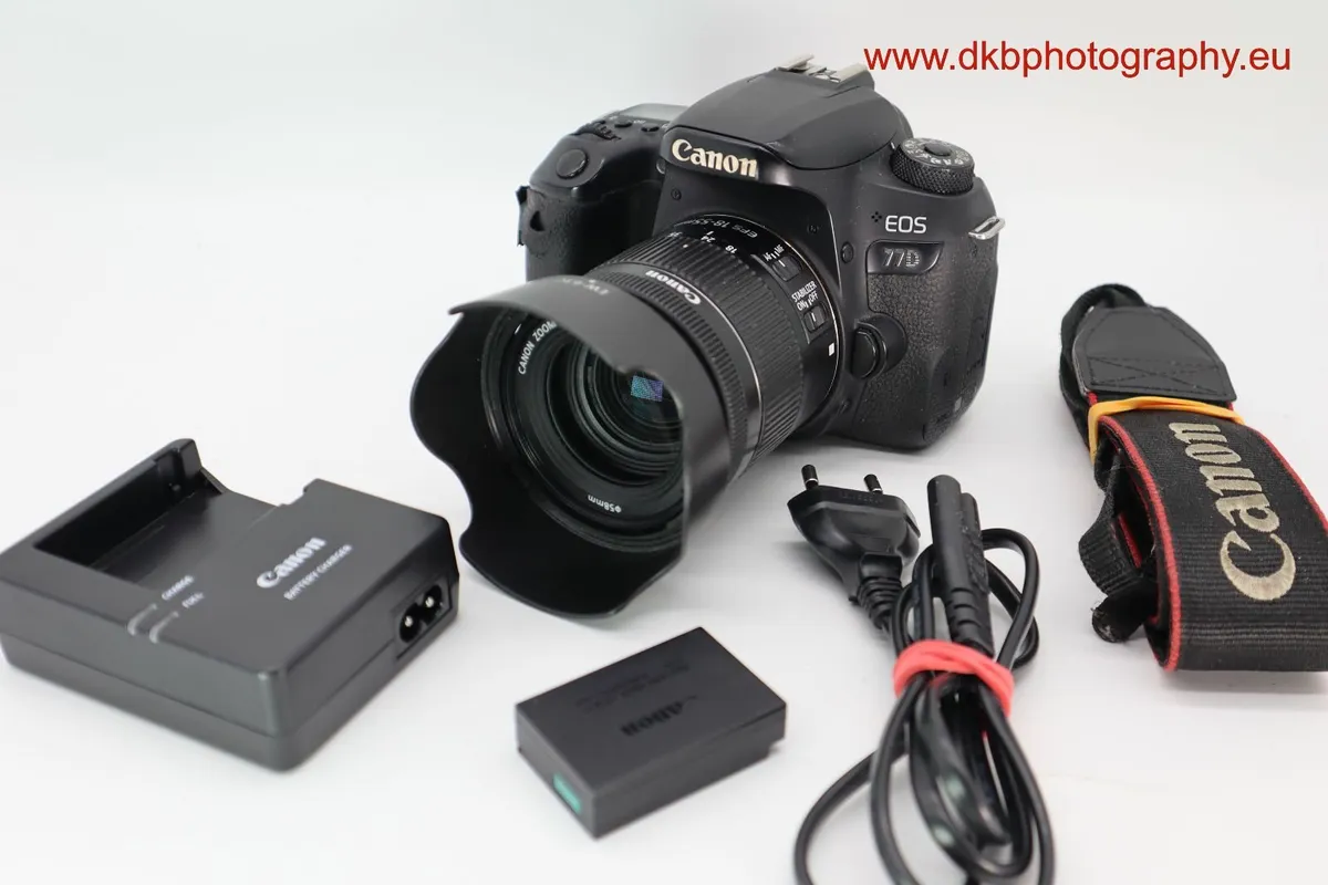 CANON 77D CAMERA & CANON EF-s 18-55mm IS STM LENS - Image 1