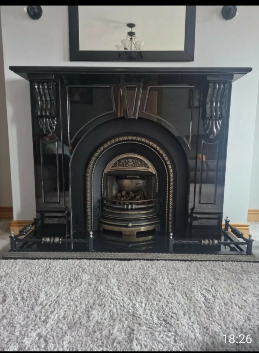 Marble fireplace - Image 2
