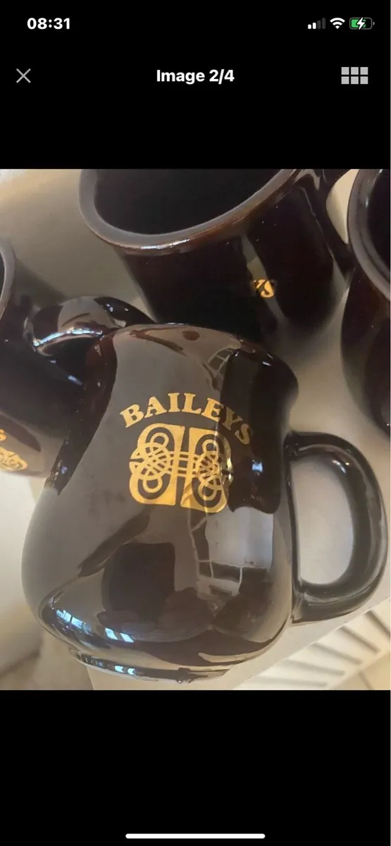 Very Rare Baileys coffee Mugs (4) - Image 2