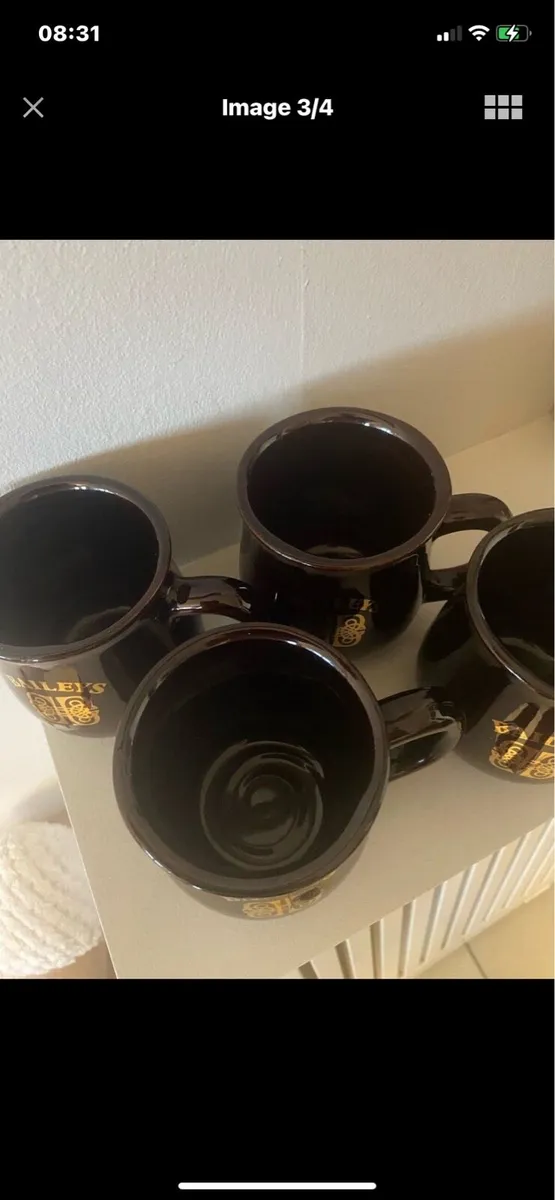 Very Rare Baileys coffee Mugs (4) - Image 3