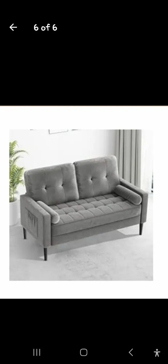 Greay 2 seater couch - Image 4