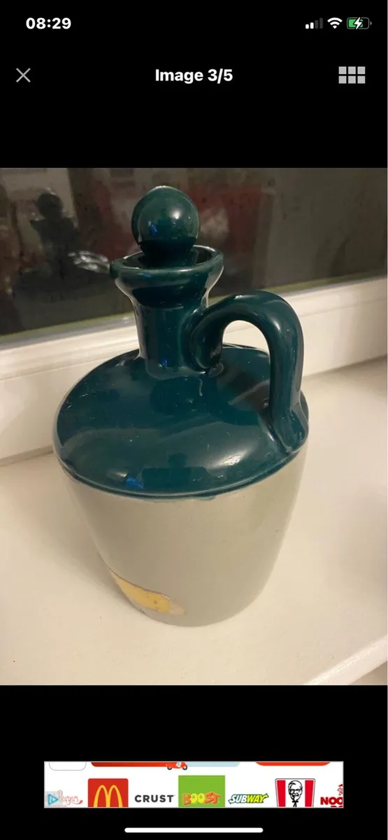 Rare Long John Scotch Whisky Ceramic Decanter - Image 3