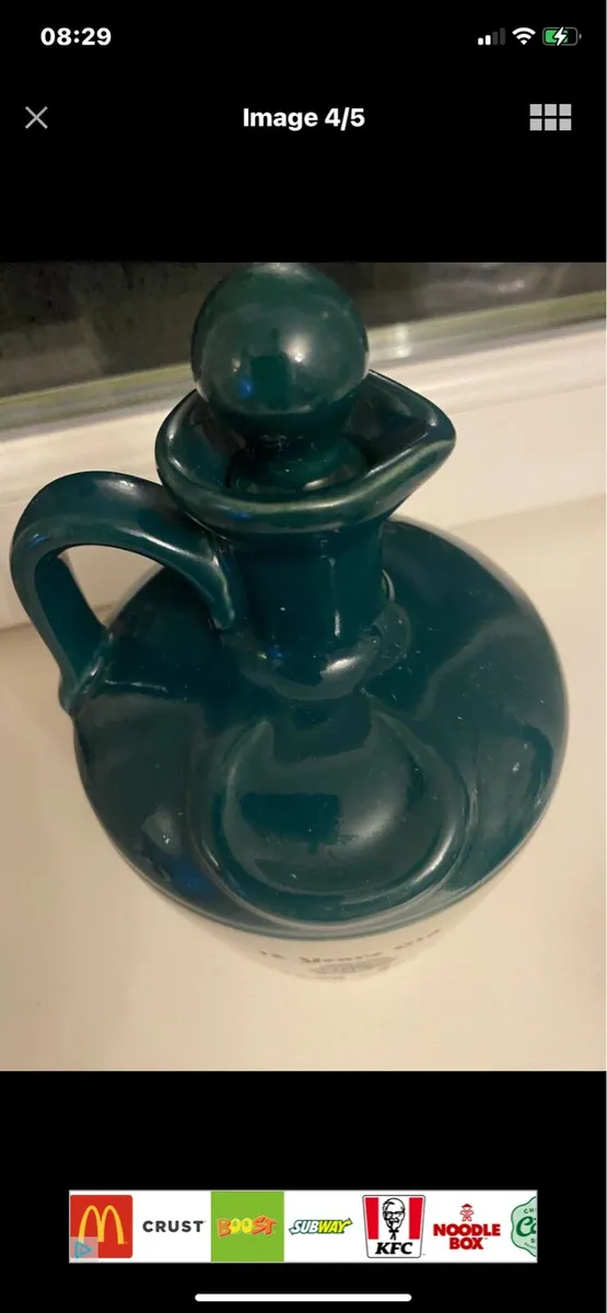 Rare Long John Scotch Whisky Ceramic Decanter - Image 4