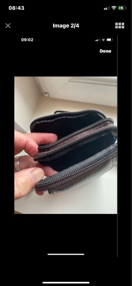 NEW-Leather Shoulder/ Waist Bag - Image 2