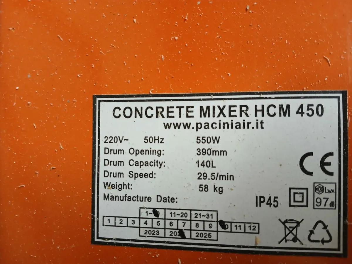 Cement Mixer (230v) - Image 2