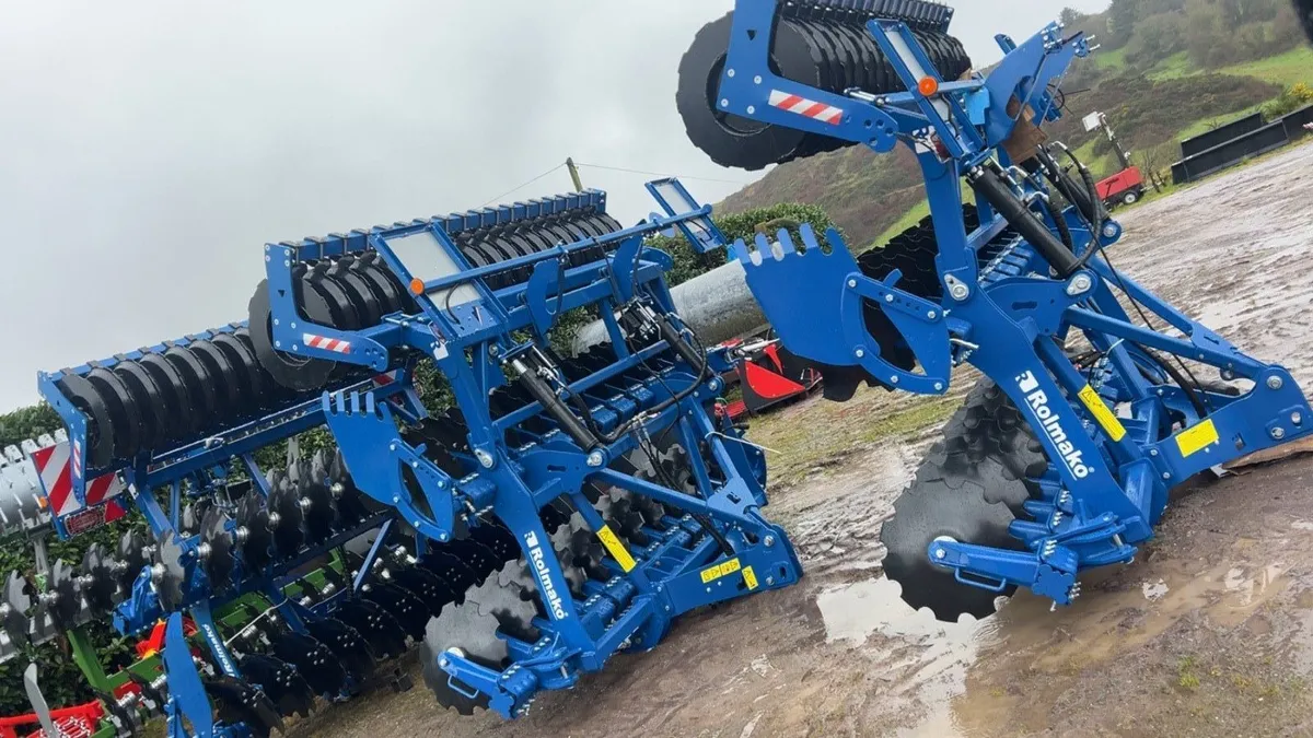 Rolmako disc harrows in stock