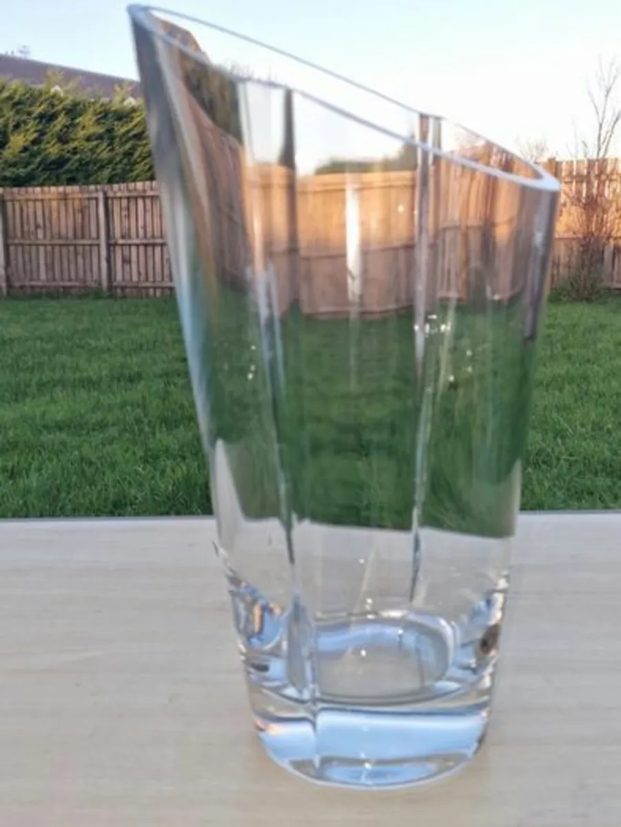 Bohemia art glass vase - Image 1