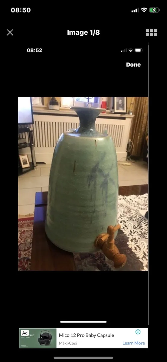 Rare Vintage Louis Mulcahy Cider Jar - Image 1