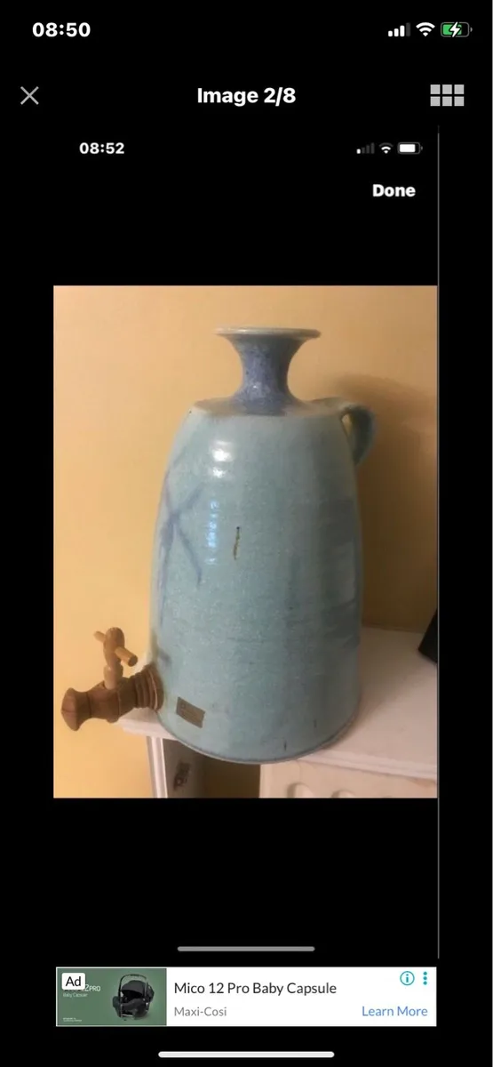 Rare Vintage Louis Mulcahy Cider Jar - Image 2
