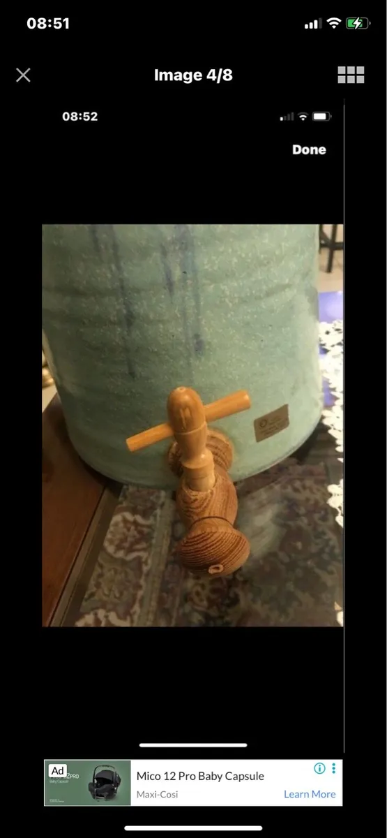 Rare Vintage Louis Mulcahy Cider Jar - Image 4