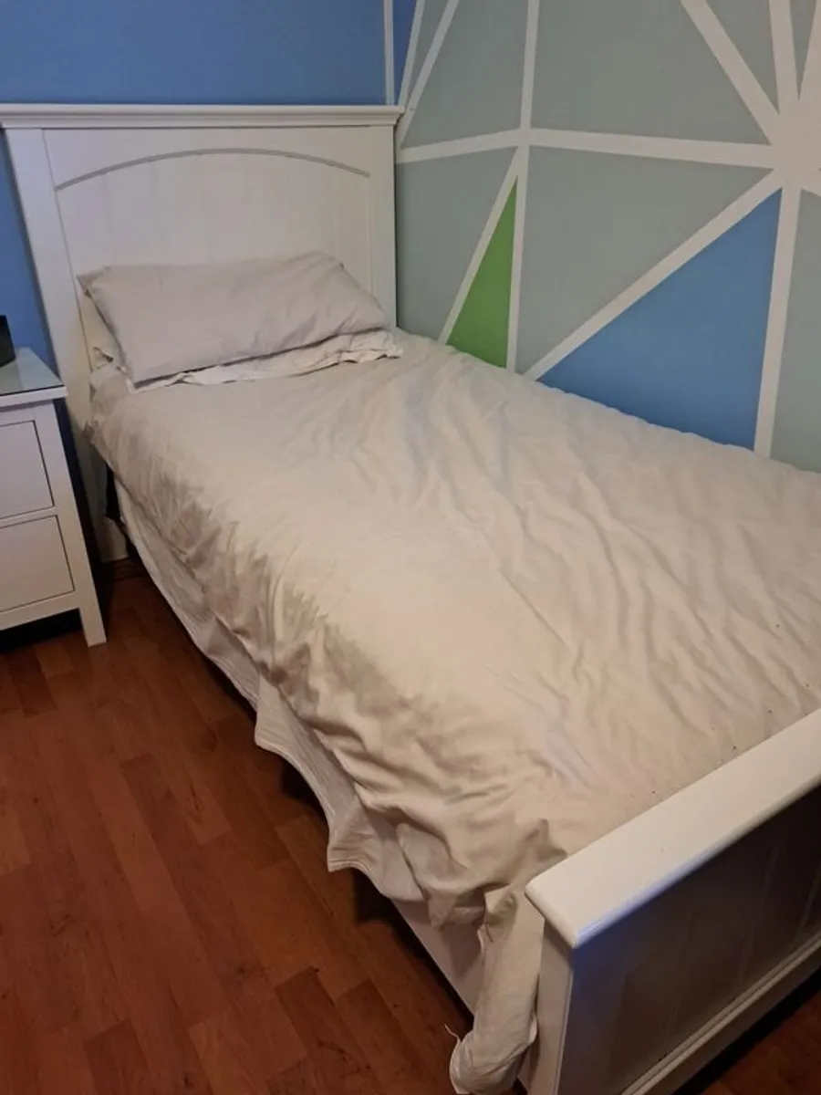Single White Bed