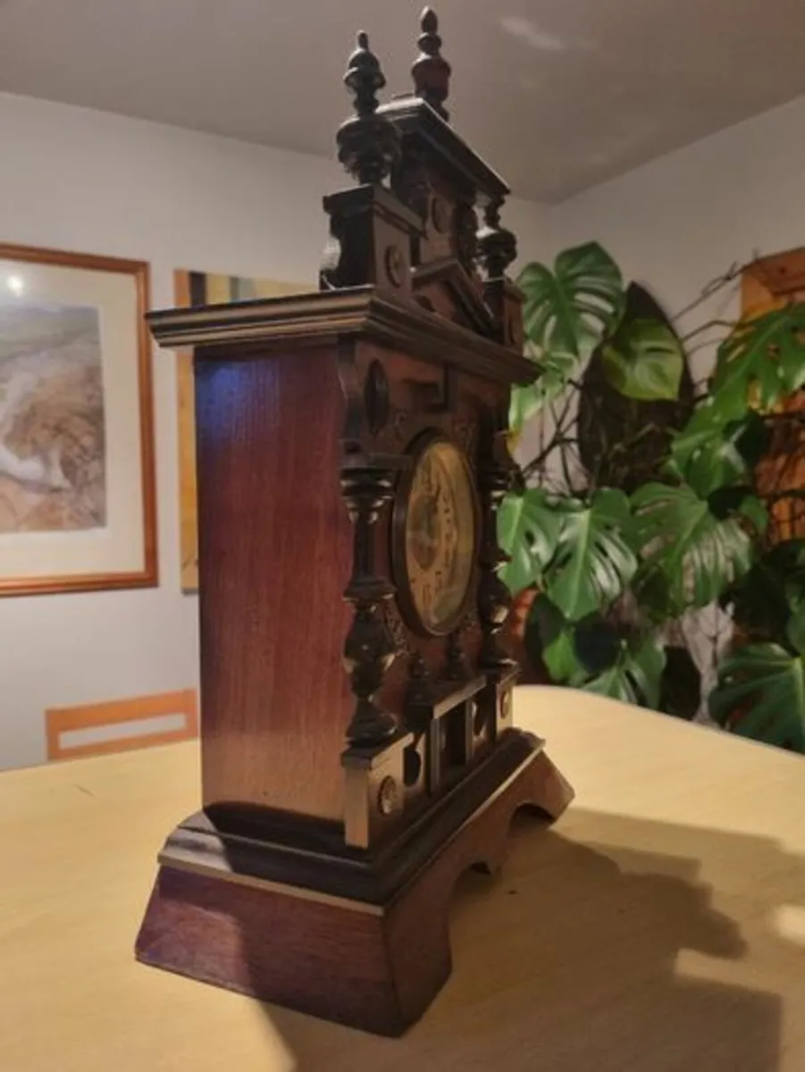 Antique wooden clock - Image 2