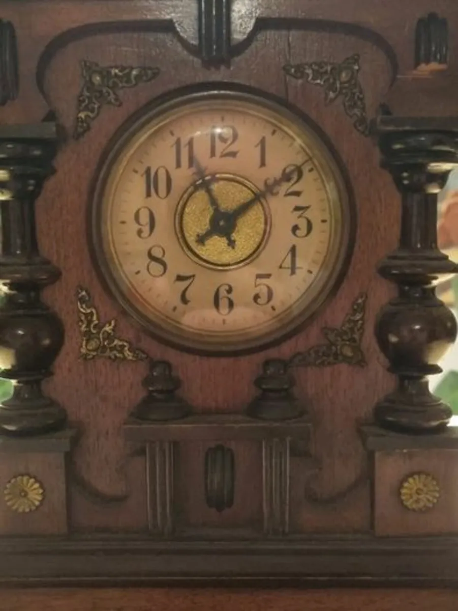 Antique wooden clock - Image 4