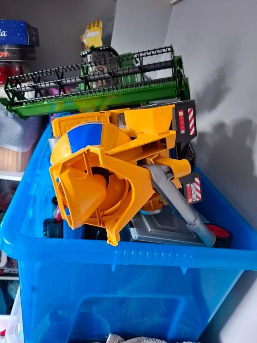 Big Bruder toys,tractors & trucks - Image 1