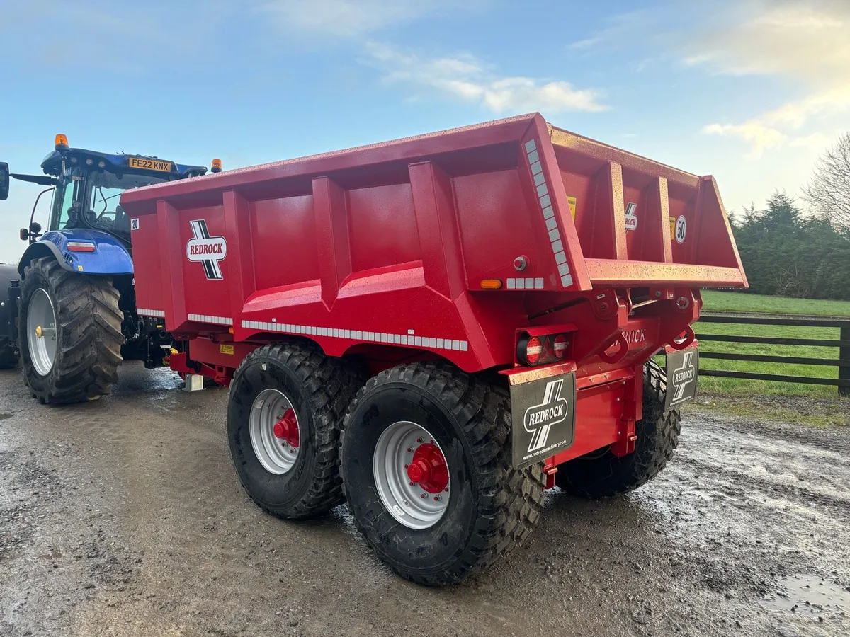 Redrock 20 ton Hitip dump trailer - Image 2